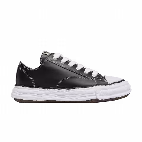 Maison Mihara Yasuhiro Peterson OG Sole Leather Low 'Black White'