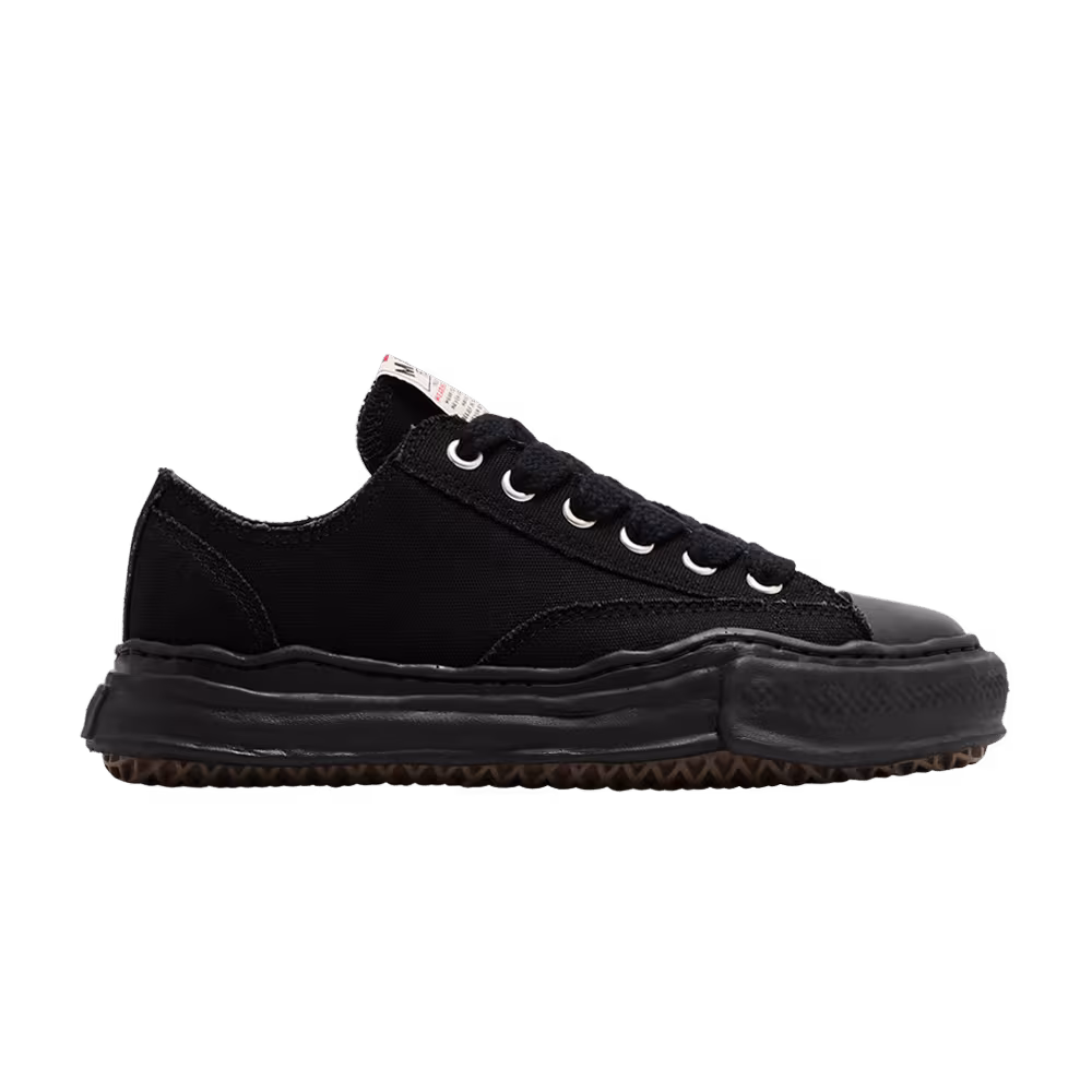 Maison Mihara Yasuhiro Peterson OG Sole Canvas Low Triple Black