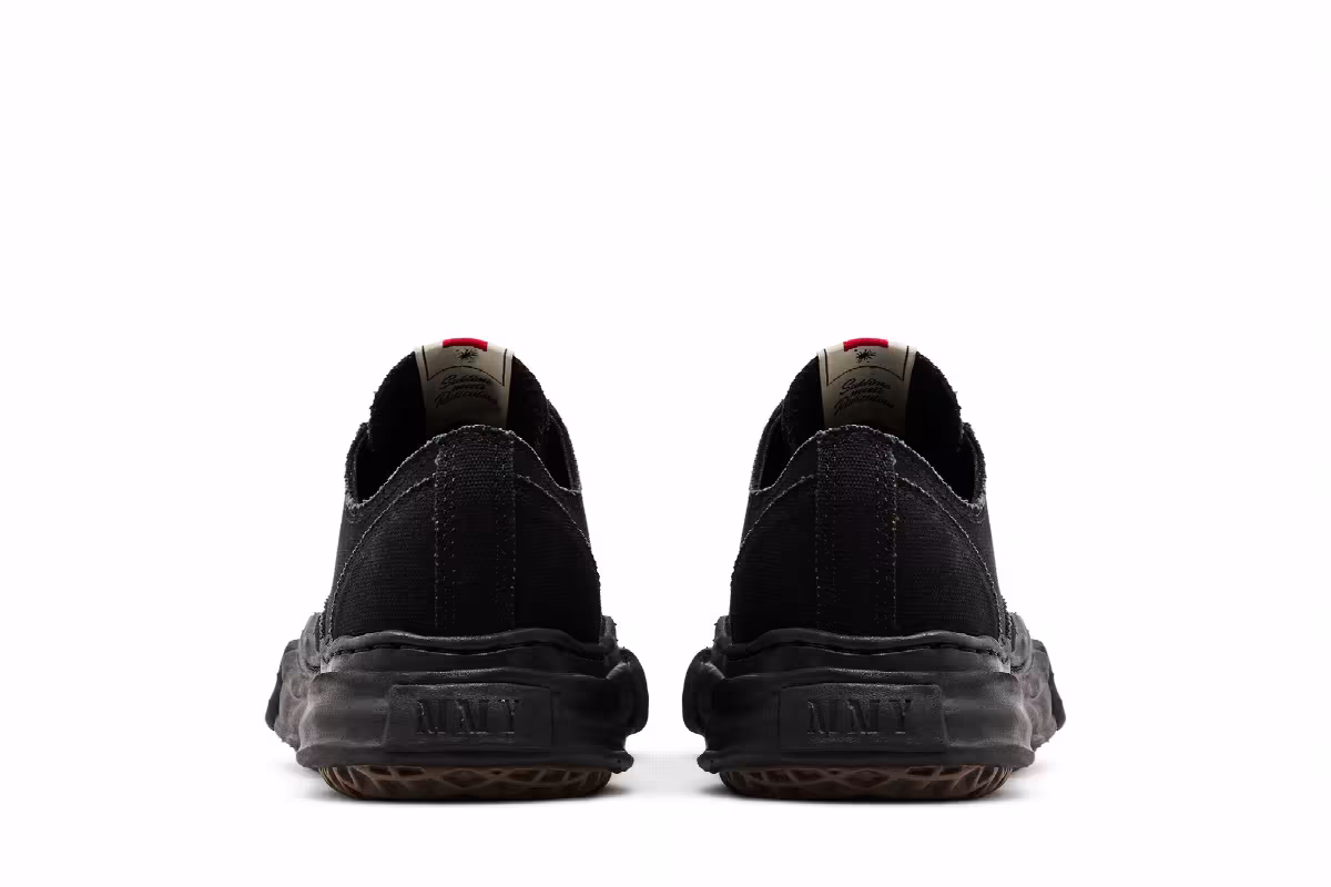 Maison Mihara Yasuhiro Peterson OG Sole Canvas Low Triple Black, view 7