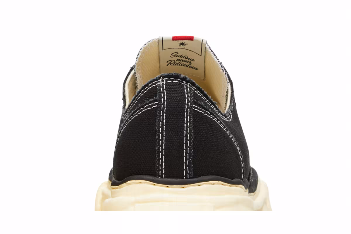 Maison Mihara Yasuhiro Peterson OG Sole Canvas Low Black, view 8