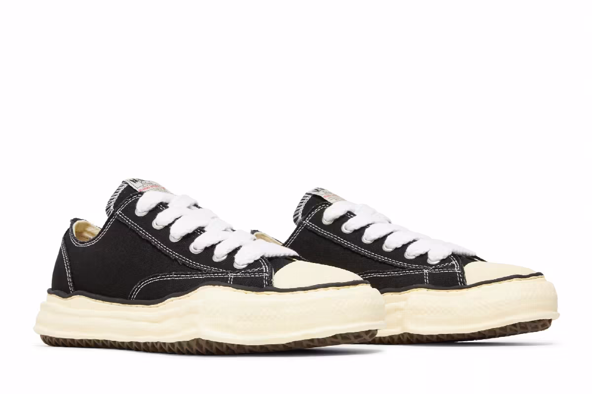 Maison Mihara Yasuhiro Peterson OG Sole Canvas Low Black, view 9
