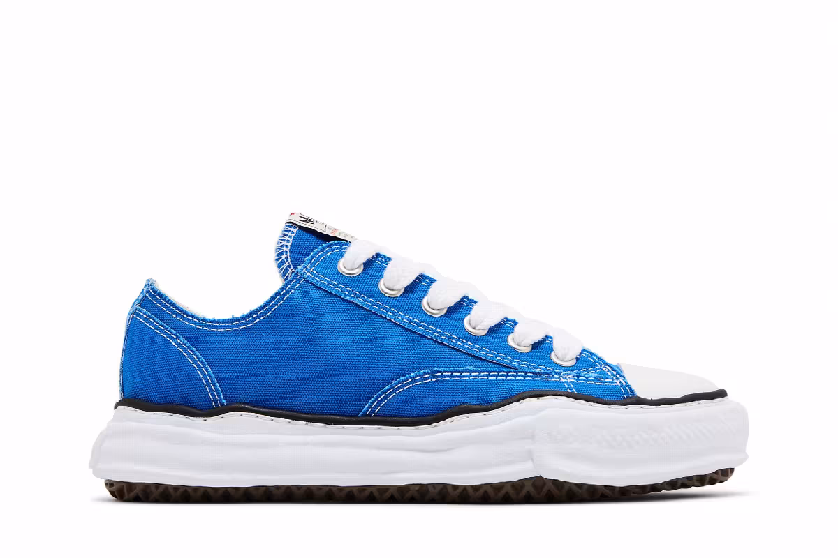 Maison Mihara Yasuhiro Peterson OG Sole Canvas Low Clear Blue, view 2
