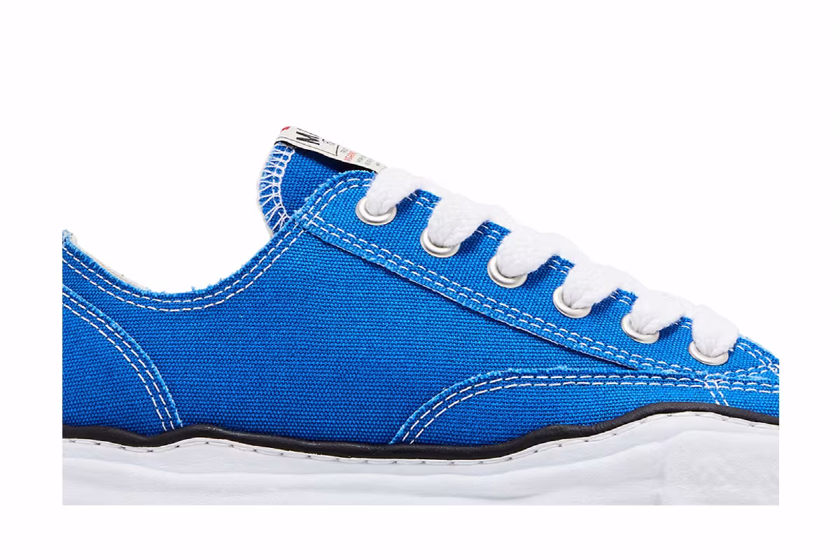 Maison Mihara Yasuhiro Peterson OG Sole Canvas Low Clear Blue, view 3
