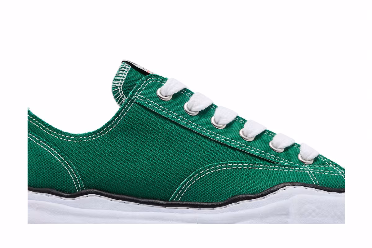 Maison Mihara Yasuhiro Peterson OG Sole Canvas Low CL Green, view 3