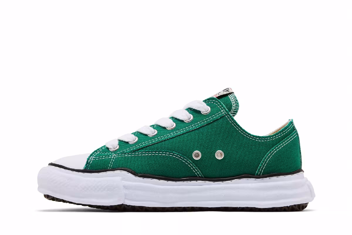 Maison Mihara Yasuhiro Peterson OG Sole Canvas Low CL Green, view 4