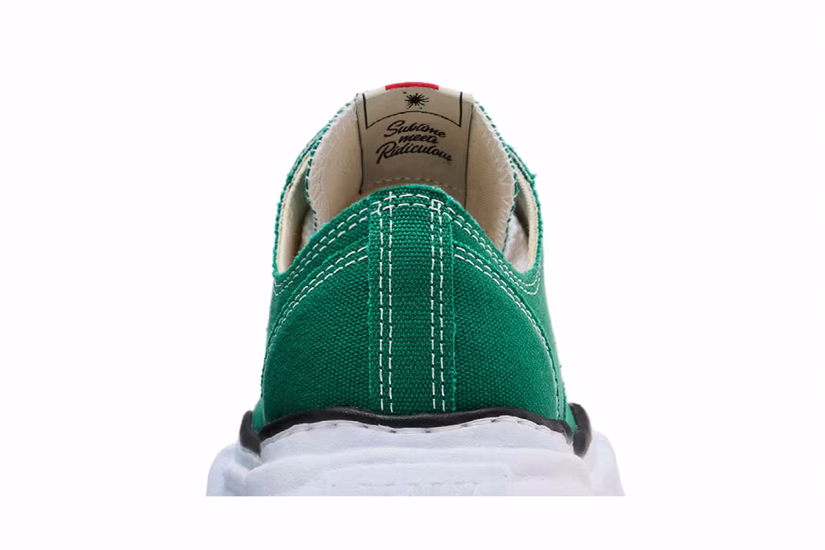Maison Mihara Yasuhiro Peterson OG Sole Canvas Low CL Green, view 8