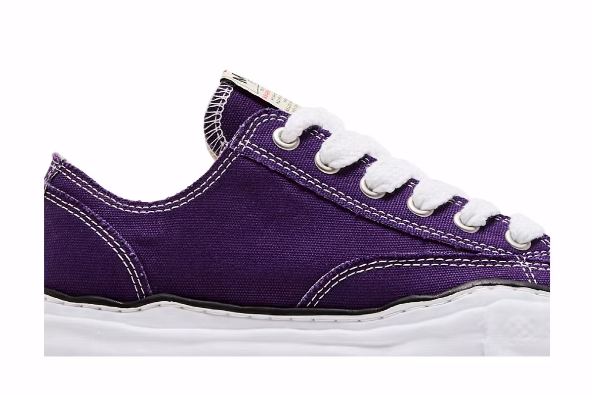 Maison Mihara Yasuhiro Peterson OG Sole Canvas Low Purple, view 3