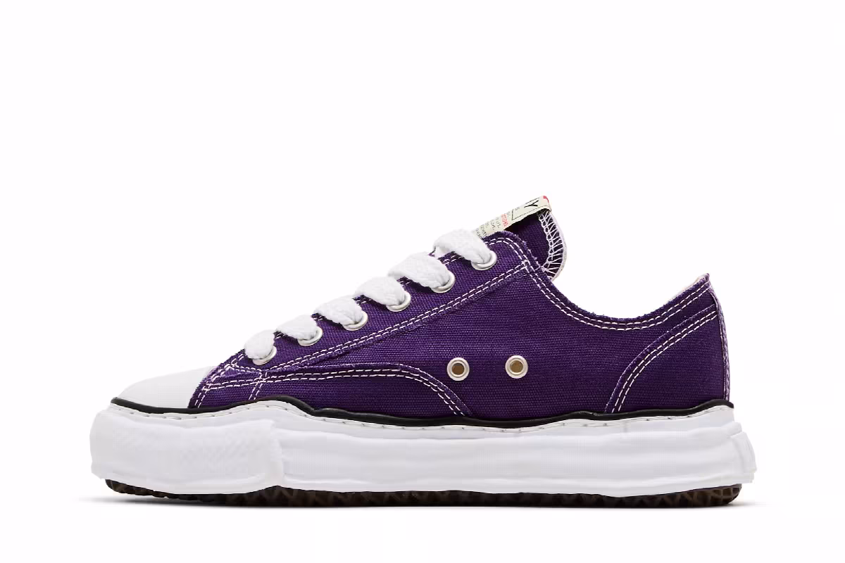 Maison Mihara Yasuhiro Peterson OG Sole Canvas Low Purple, view 4