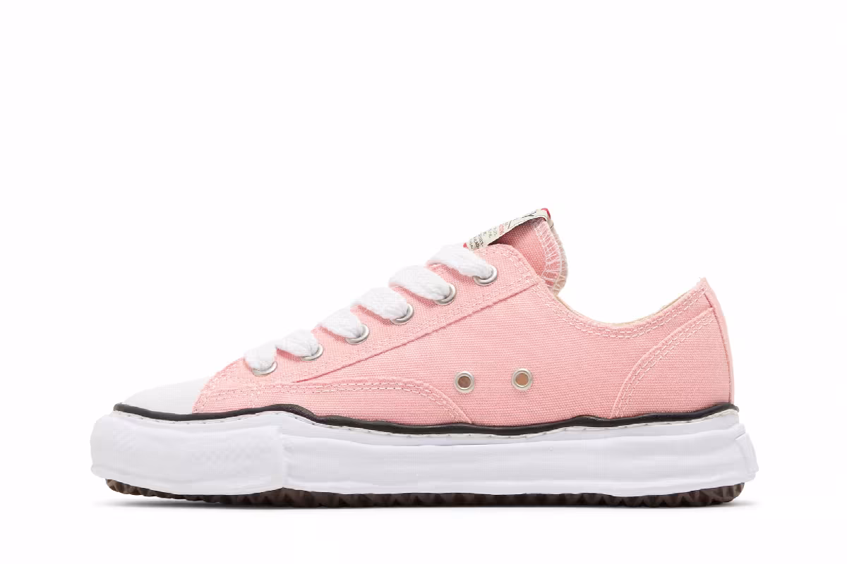 Maison Mihara Yasuhiro Peterson OG Sole Canvas Low Pink, view 4