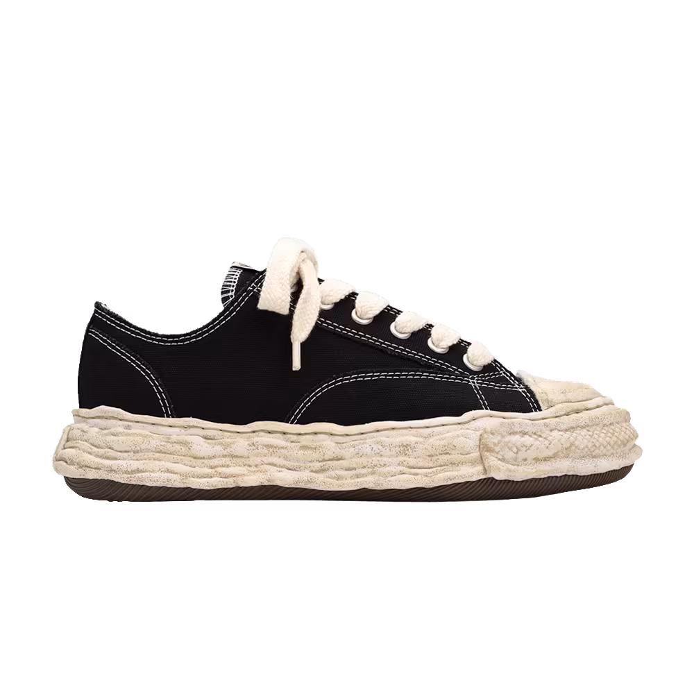 Maison Mihara Yasuhiro Peterson 23 OG Dyed Sole Canvas Low Black