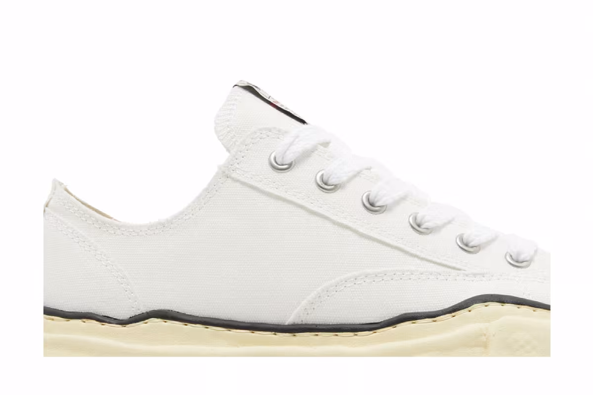 Maison Mihara Yasuhiro Peterson OG Sole Canvas Low White, view 3
