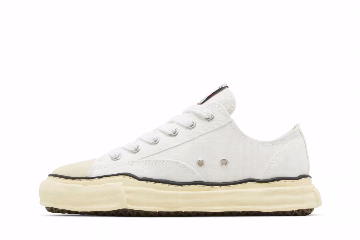 Maison Mihara Yasuhiro Peterson OG Sole Canvas Low White, view 4