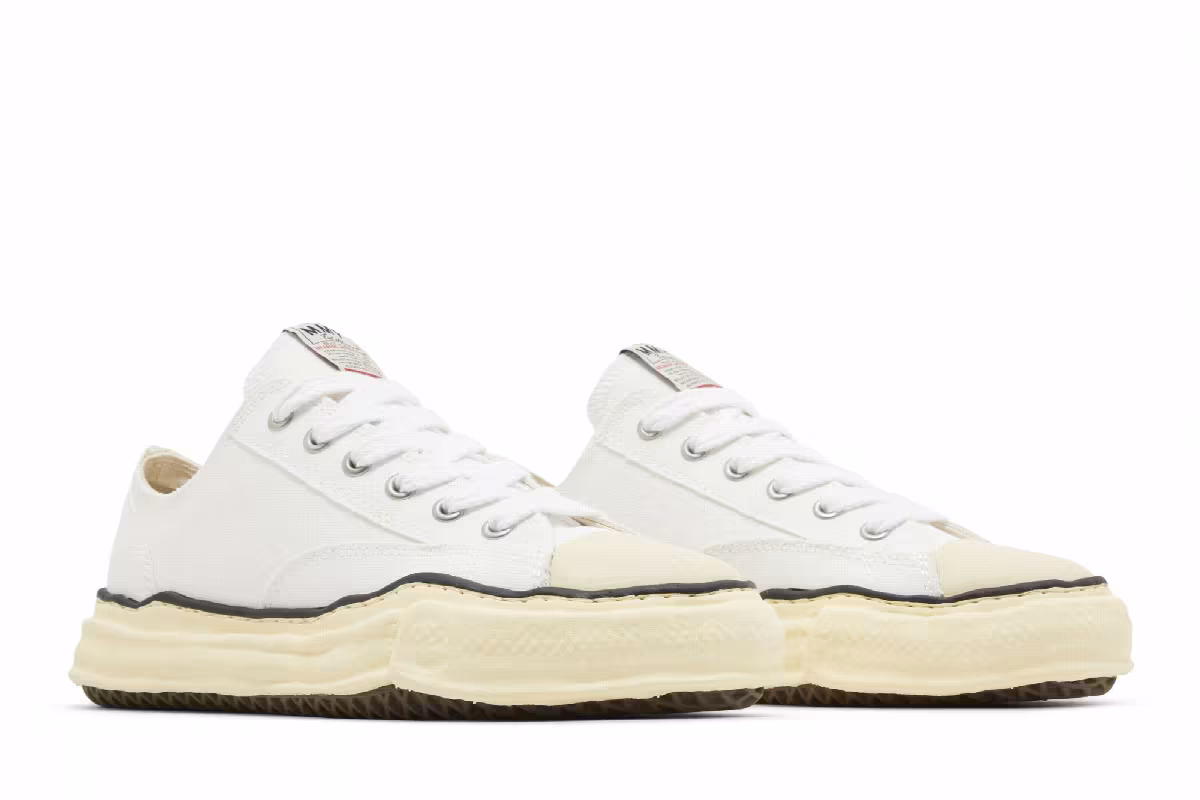 Maison Mihara Yasuhiro Peterson OG Sole Canvas Low White, view 9
