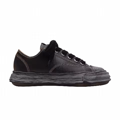 Maison Mihara Yasuhiro Peterson Low 'Cracking Leather - Black'