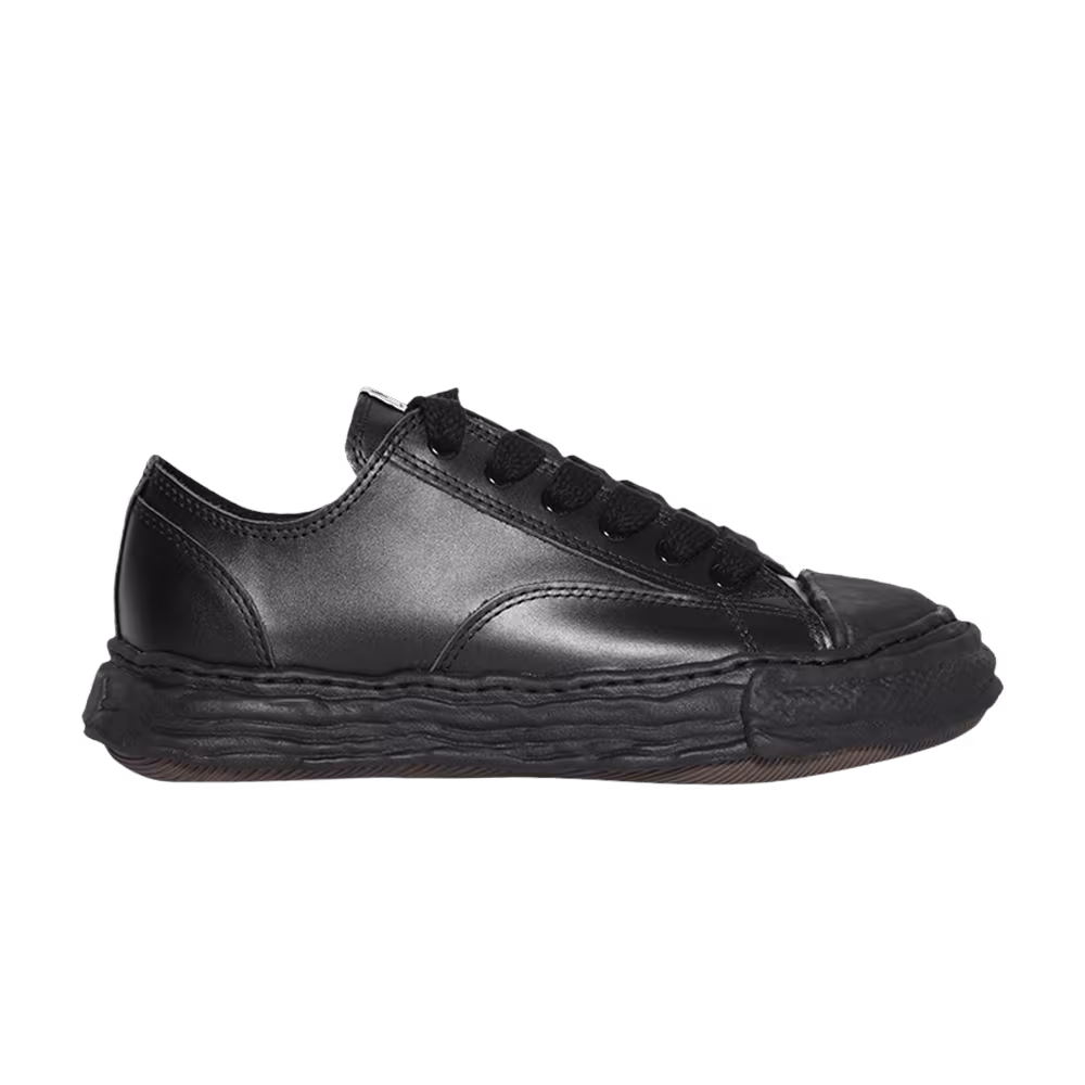 Maison Mihara Yasuhiro Peterson OG Sole Leather Low Triple Black