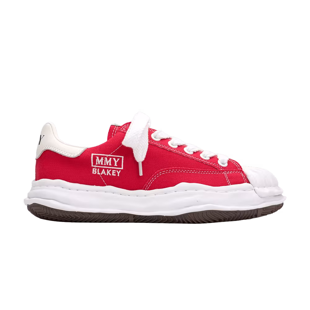 Maison Mihara Yasuhiro Blakey OG Sole Canvas Low Red
