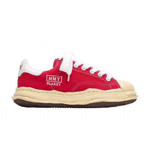Maison Mihara Yasuhiro Blakey OG Sole Vintage Canvas Low 'Red'