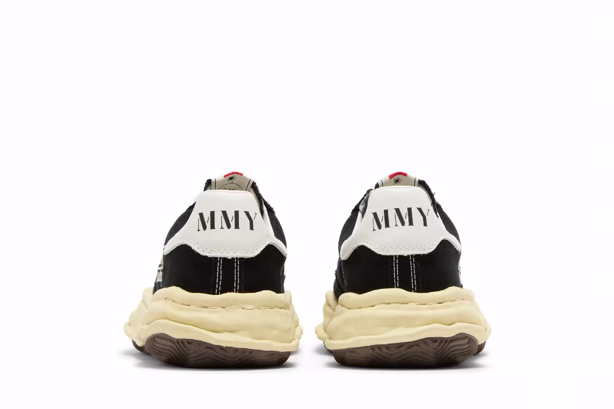 Maison Mihara Yasuhiro Blakey OG Sole Vintage Canvas Low Black, view 7