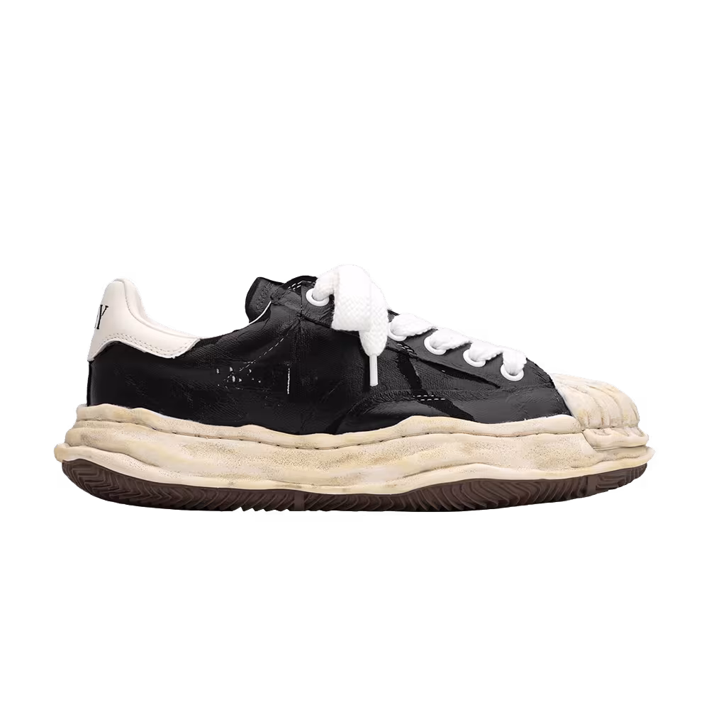 Maison Mihara Yasuhiro Blakey OG Sole Film Attached Canvas Low Black