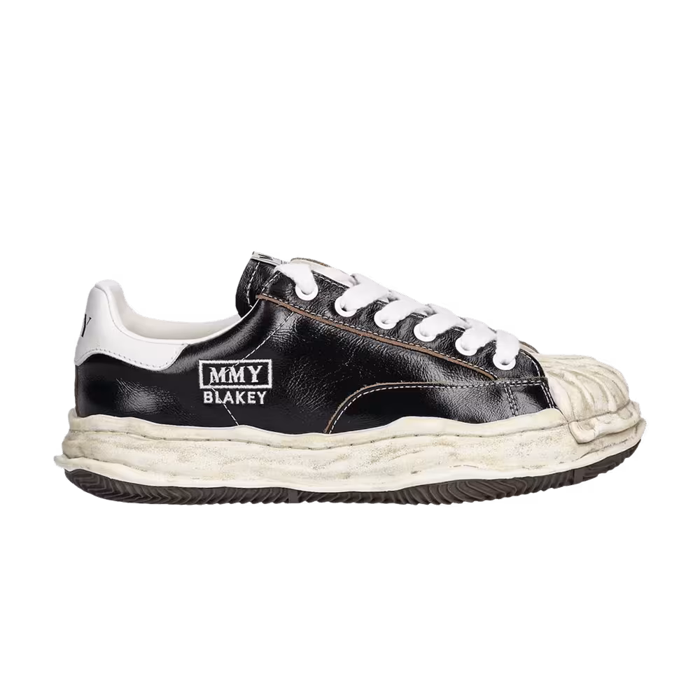 Maison Mihara Yasuhiro Blakey OG Sole Wrinkled Leather Low Black White
