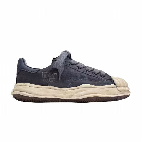 Maison Mihara Yasuhiro Blakey OG Sole Overdyed Canvas Low - 'Black White'
