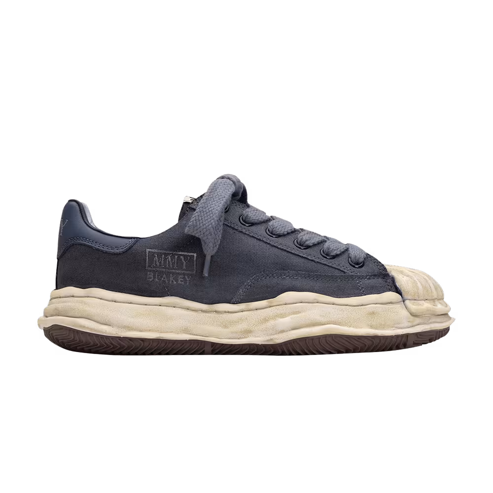 Maison Mihara Yasuhiro Blakey OG Sole Overdyed Canvas Low - Black White