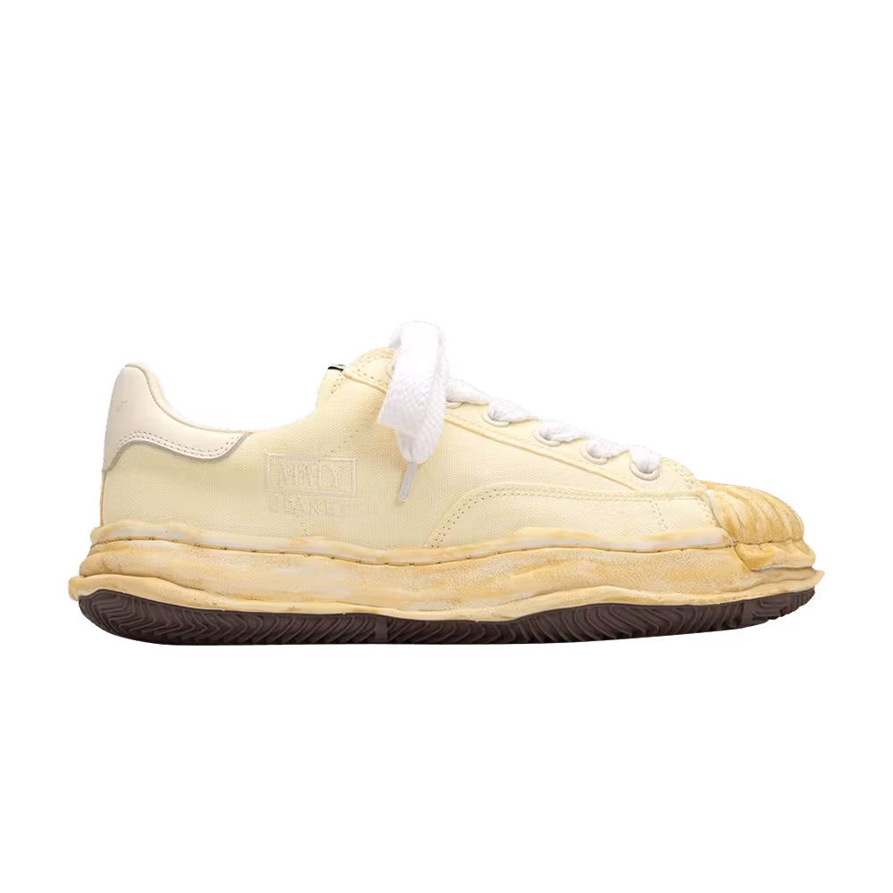 Maison Mihara Yasuhiro Blakey OG Sole Overdyed Canvas Low White