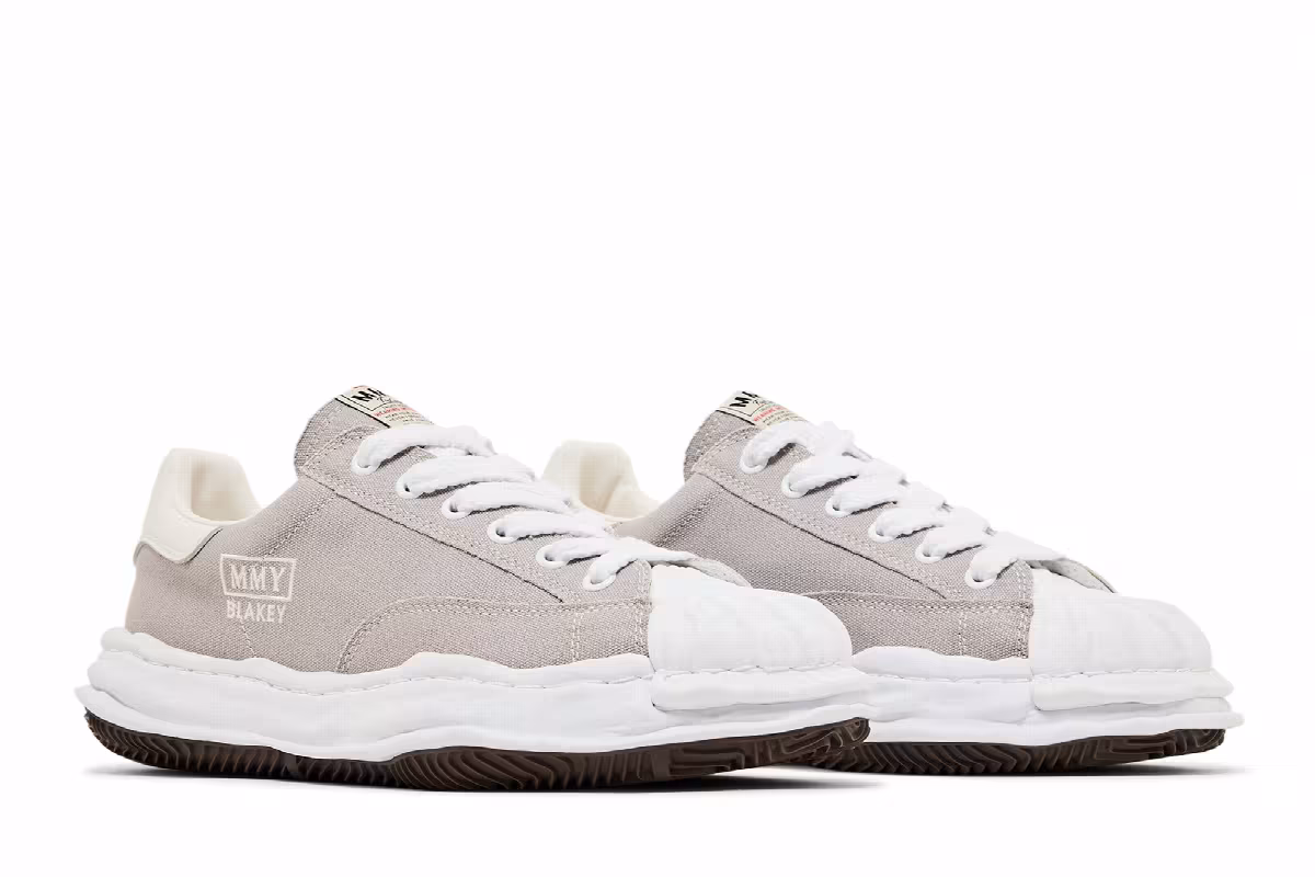 Maison Mihara Yasuhiro Blakey OG Sole Canvas Low Grey, view 9