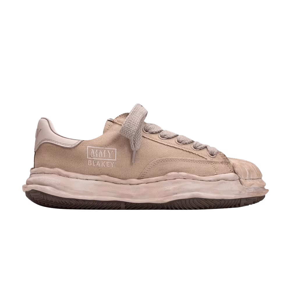 Maison Mihara Yasuhiro Blakey OG Sole Overdyed Canvas Low Brown