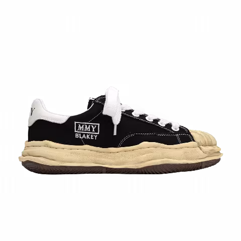 Maison Mihara Yasuhiro Blakey OG Dyed Sole Canvas Low 'Black'