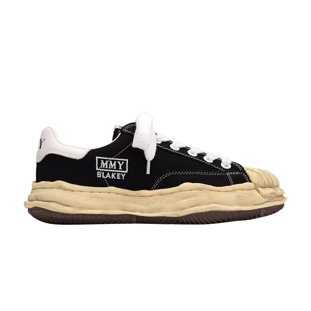 Maison Mihara Yasuhiro Blakey OG Dyed Sole Canvas Low Black