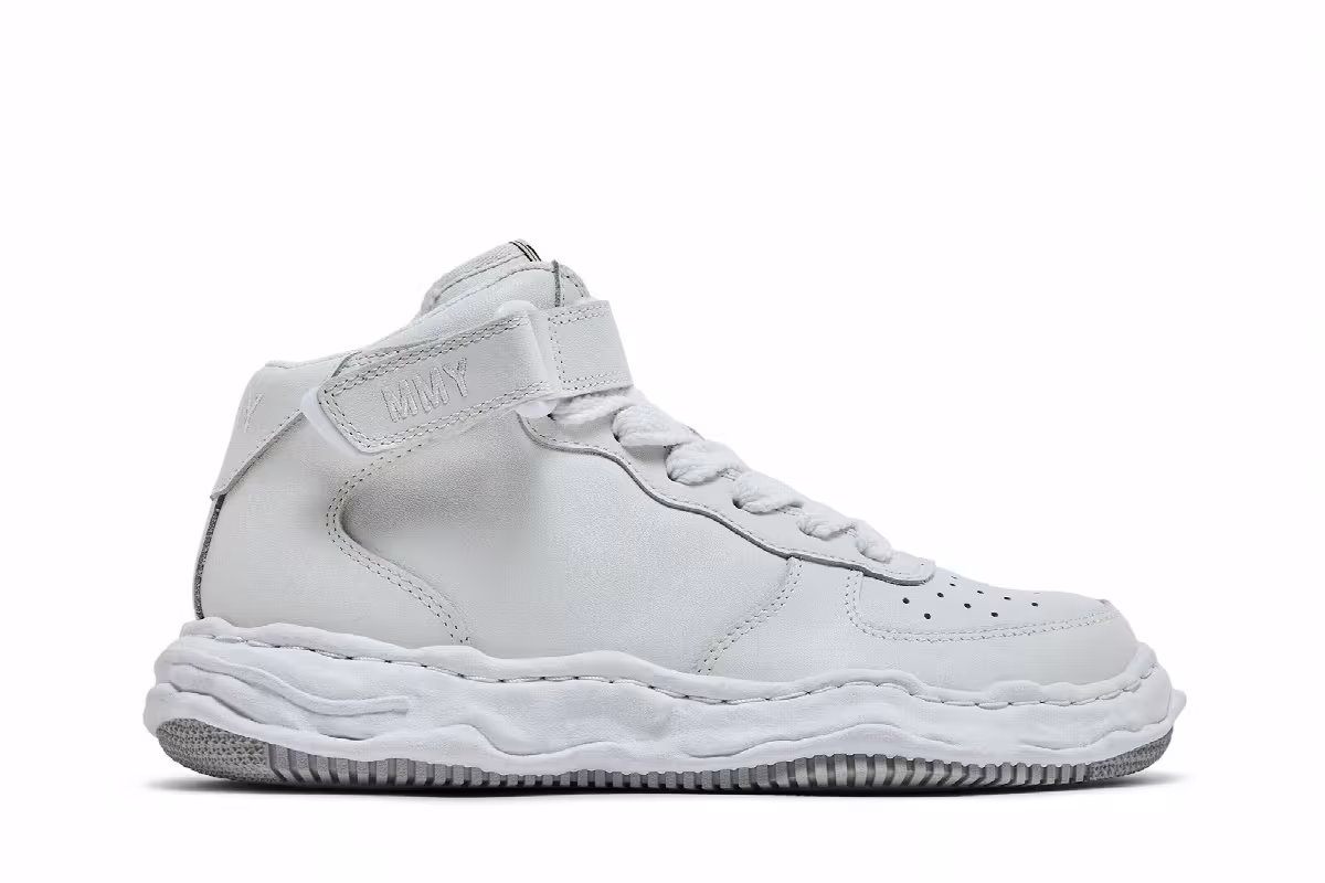 Maison Mihara Yasuhiro Wayne OG Sole Leather High White, view 2