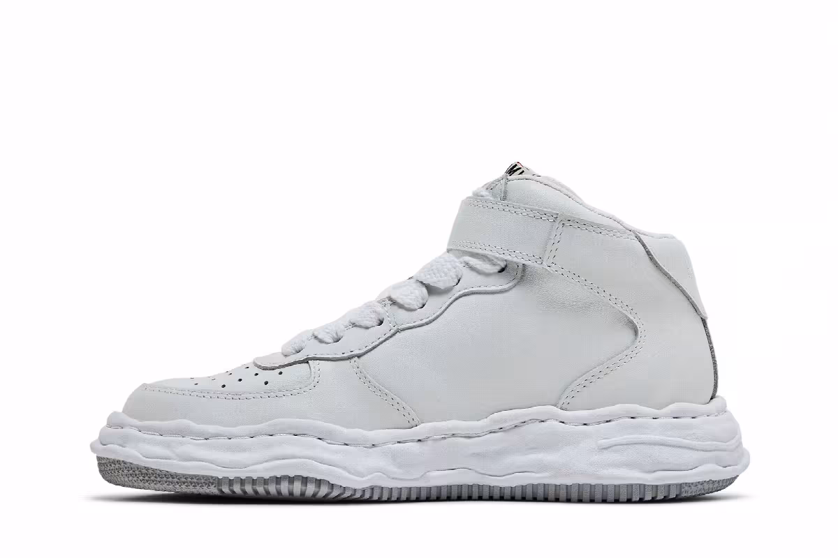 Maison Mihara Yasuhiro Wayne OG Sole Leather High White, view 4