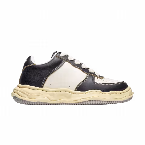 Maison Mihara Yasuhiro Wayne OG Sole Vintage Leather Low 'Black White'