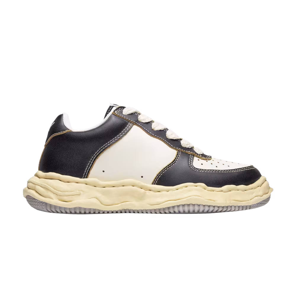 Maison Mihara Yasuhiro Wayne OG Sole Vintage Leather Low Black White