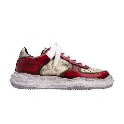 Maison Mihara Yasuhiro Wayne OG Sole Brushed Patent Low 'Red'