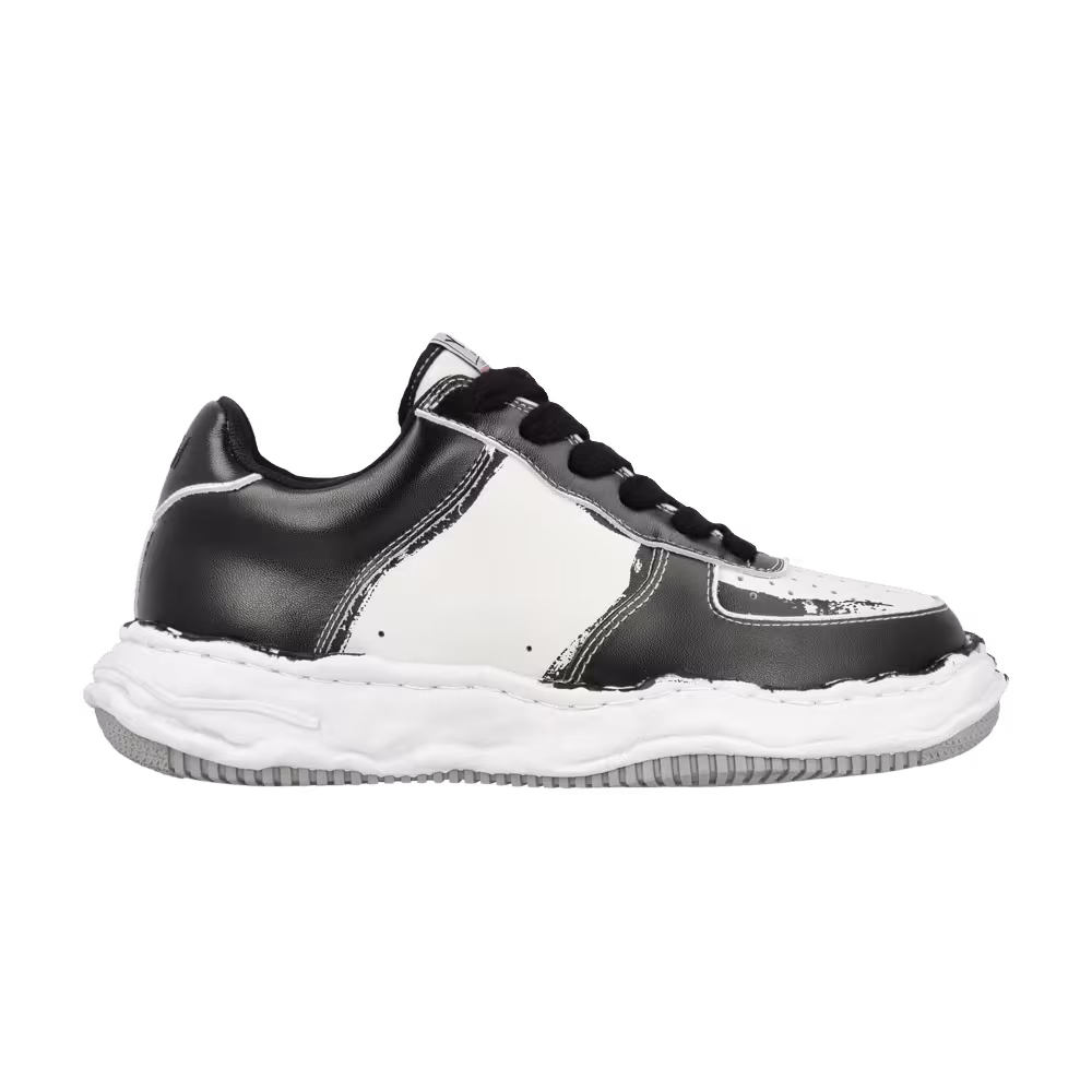 Maison Mihara Yasuhiro Wayne OG Sole Printed Leather Low Black White