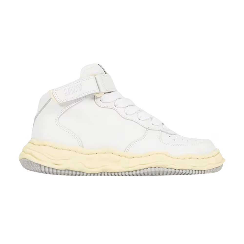 Maison Mihara Yasuhiro Wayne Vintage Sole Leather High White