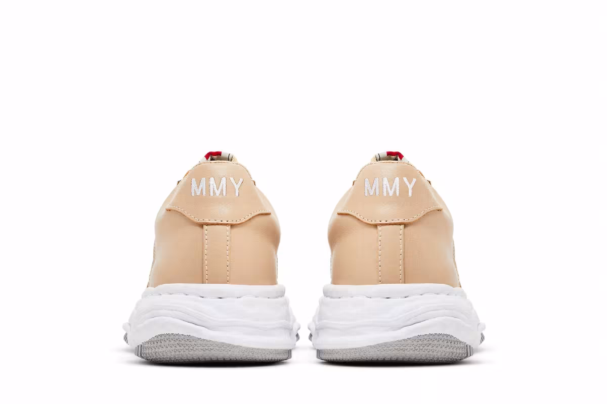 Maison Mihara Yasuhiro Wayne OG Sole Leather Low Beige White, view 7