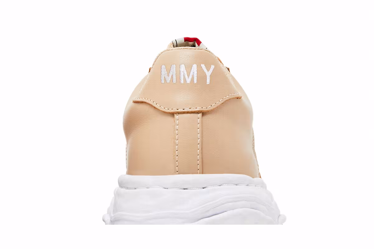 Maison Mihara Yasuhiro Wayne OG Sole Leather Low Beige White, view 8