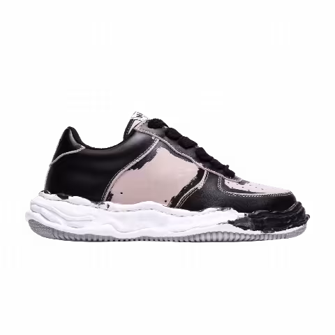 Maison Mihara Yasuhiro Wayne OG Sole Printed Leather Low 'Black Pink'