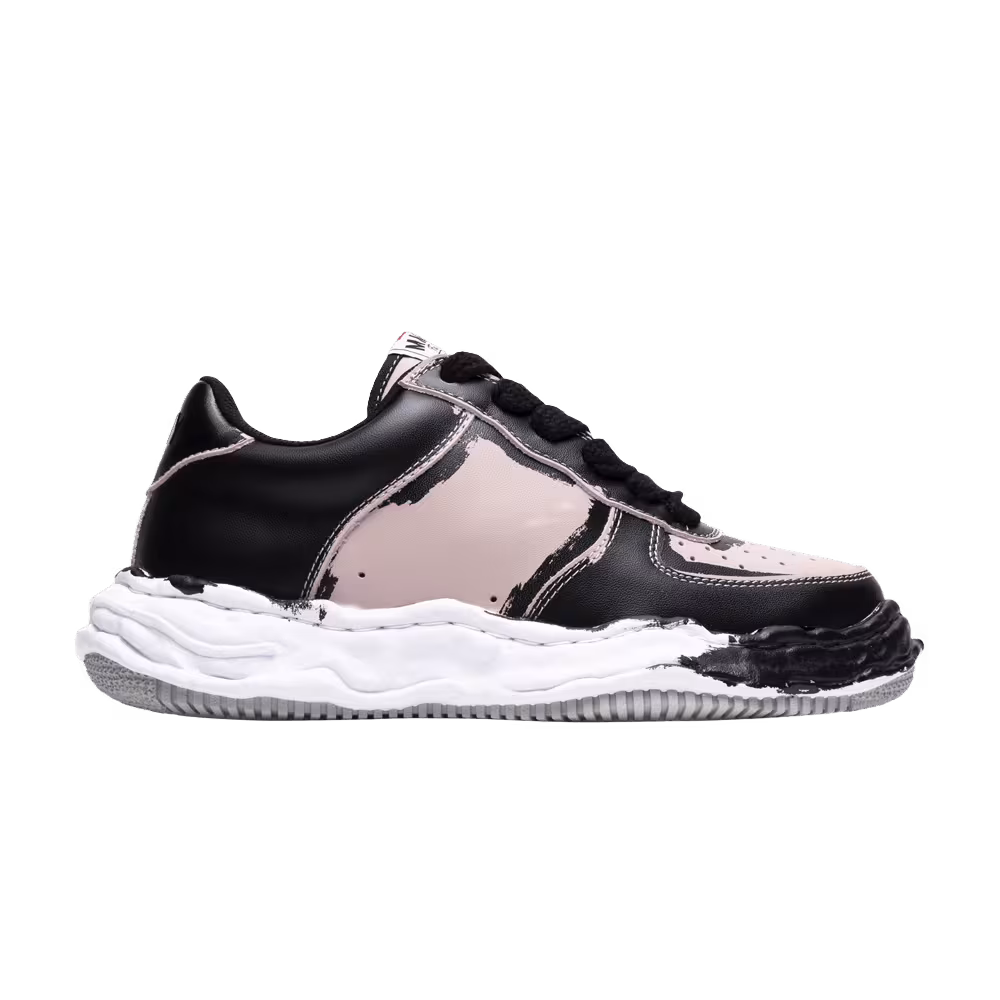 Maison Mihara Yasuhiro Wayne OG Sole Printed Leather Low Black Pink
