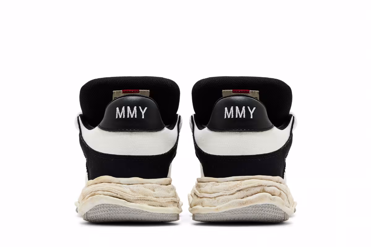 Maison Mihara Yasuhiro Wayne Puffer OG Sole Canvas Low Black White, view 7