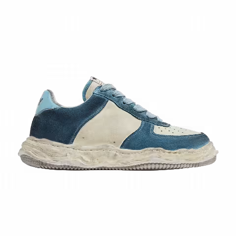 Maison Mihara Yasuhiro Wayne OG Sole Distressed Leather Low 'Blue White'