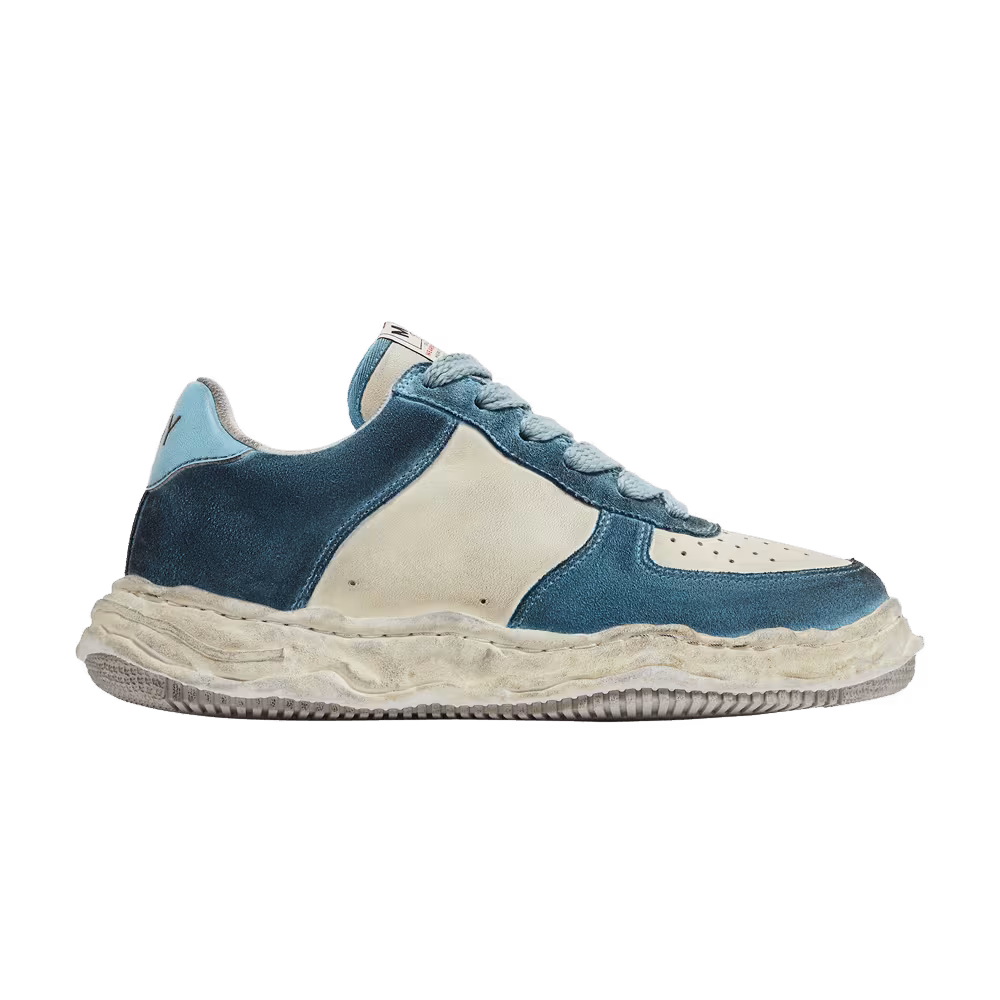 Maison Mihara Yasuhiro Wayne OG Sole Distressed Leather Low Blue White
