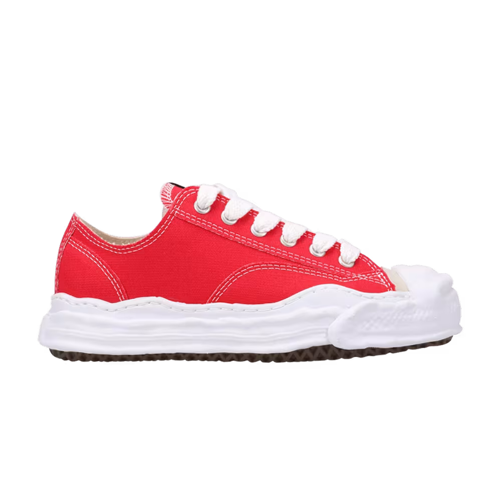Maison Mihara Yasuhiro Hank OG Sole Canvas Low Red