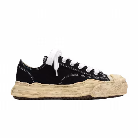 Maison Mihara Yasuhiro Hank OG Dyed Sole Canvas Low 'Black'