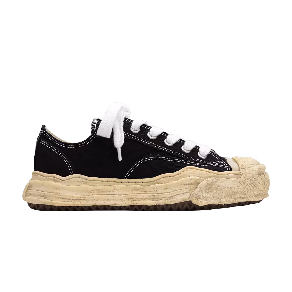 Maison Mihara Yasuhiro Hank OG Dyed Sole Canvas Low Black