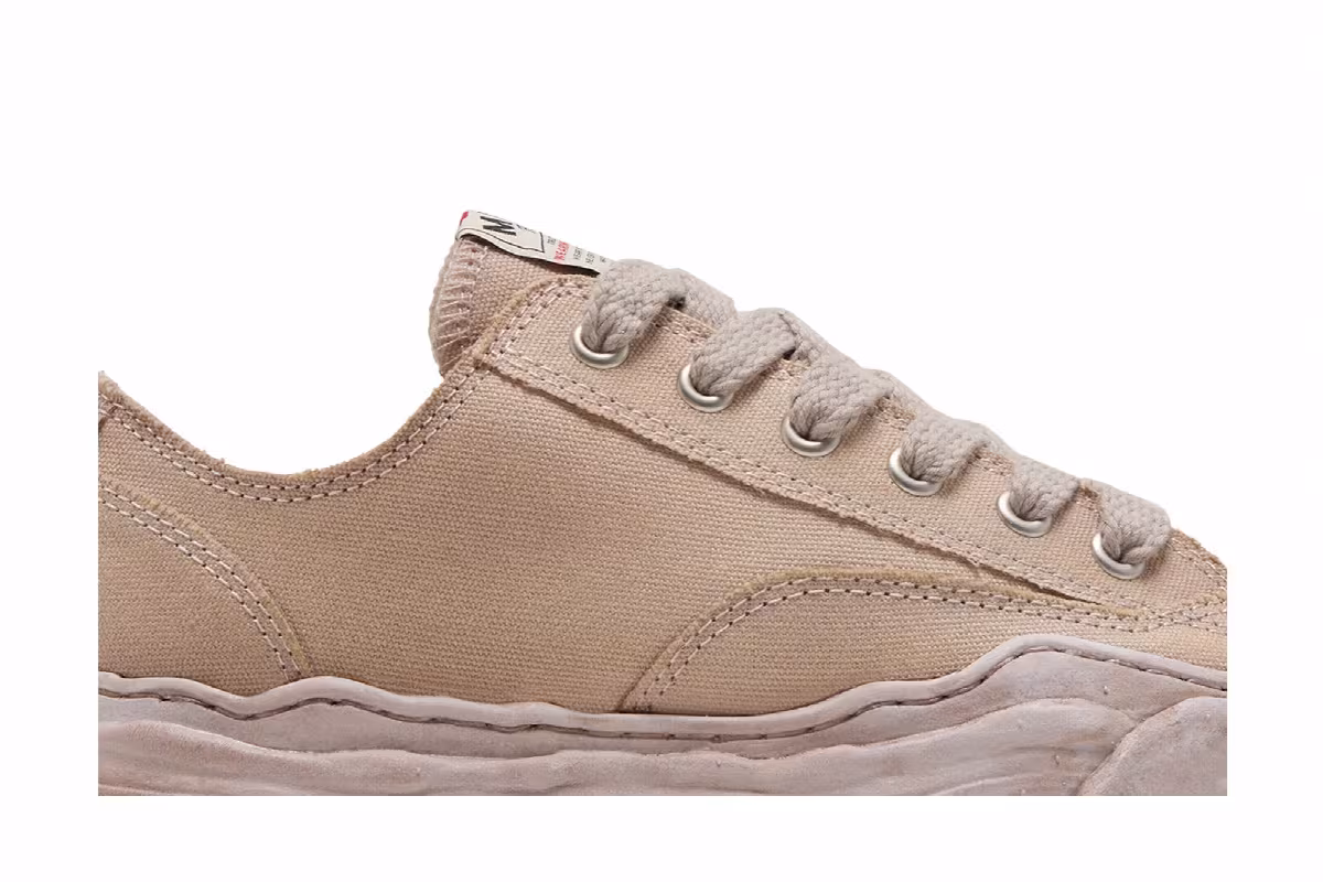 Maison Mihara Yasuhiro Hank OG Sole Overdyed Canvas Low Brown, view 3