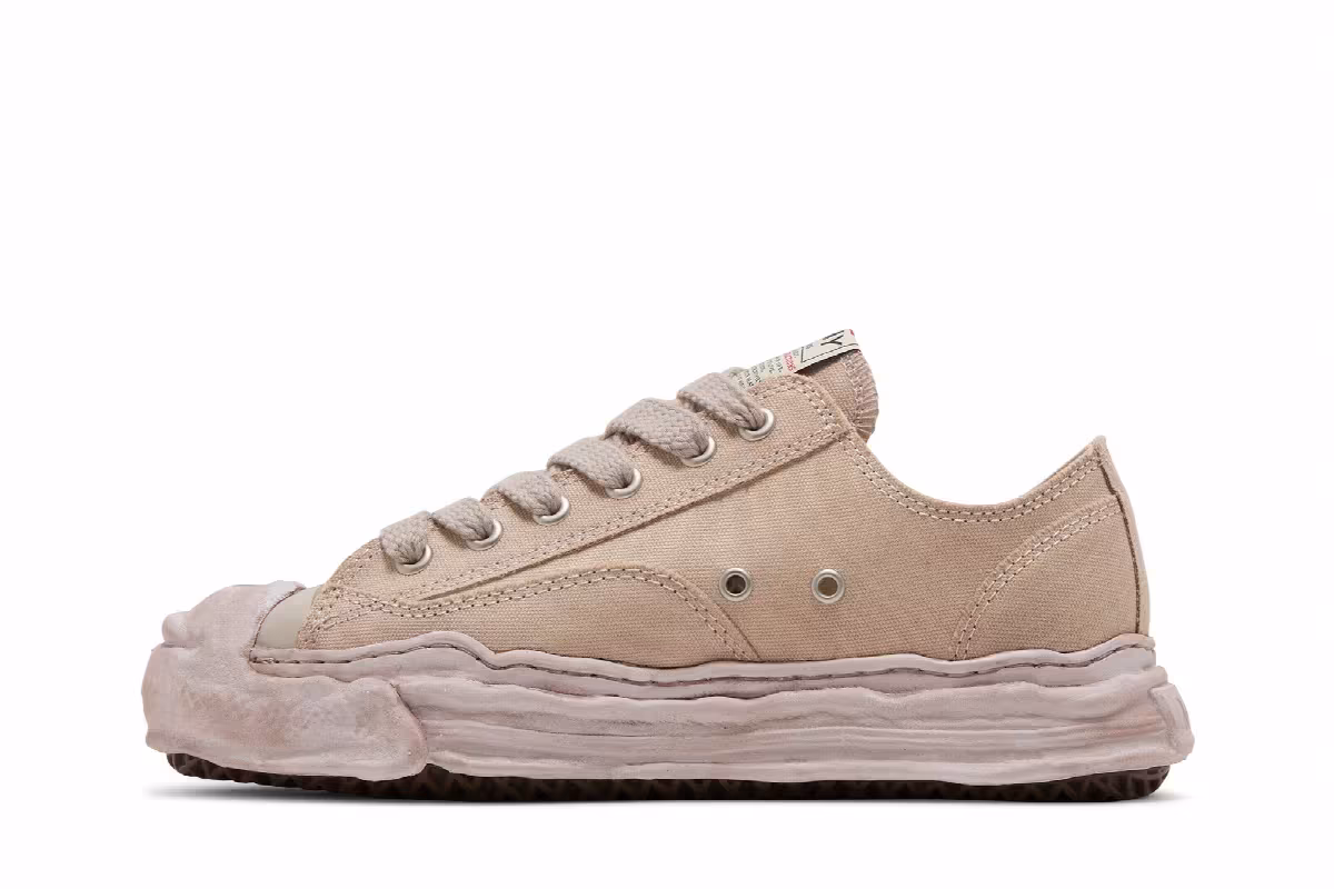 Maison Mihara Yasuhiro Hank OG Sole Overdyed Canvas Low Brown, view 4